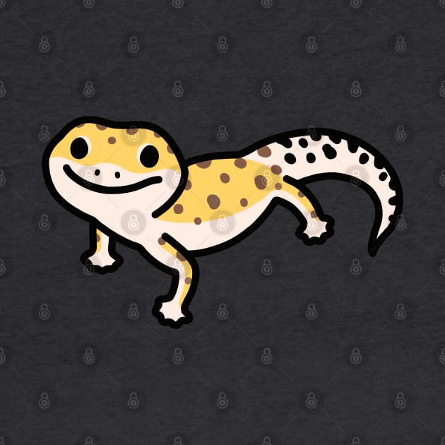 Leopard Gecko by littlemandyart